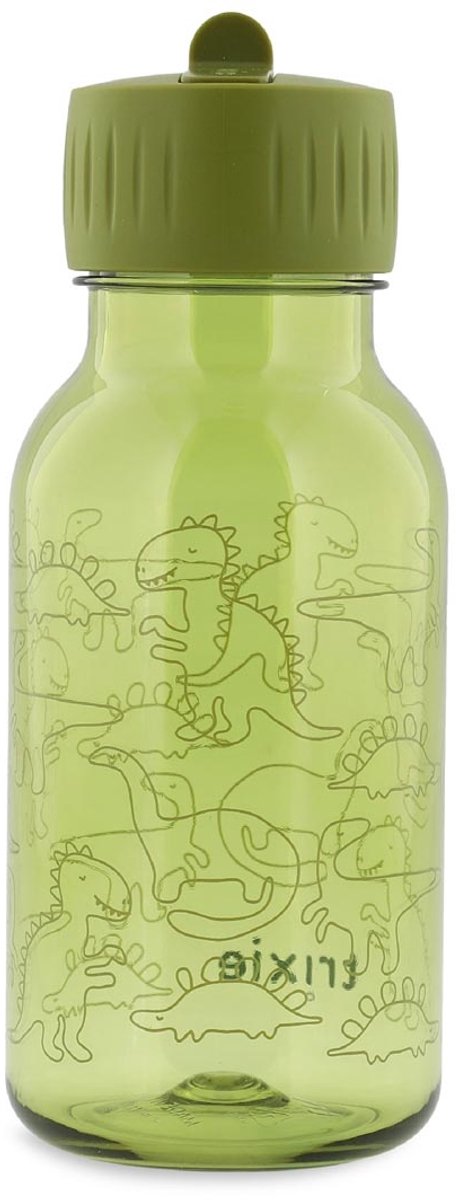 Trixie | Tritan-Trinkflasche 350 ml – Daring Dino – auslaufsicher – 350 ml