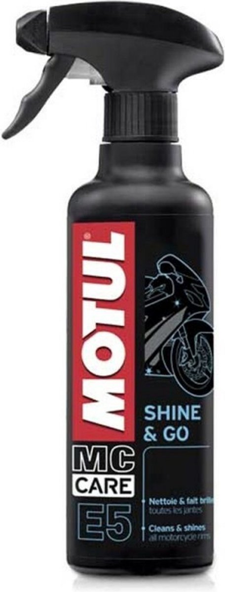 Motul mc care e5 shine go – 400ml - polijstmiddel voor kunststof oppervlakken
