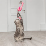Trixie kattenhengel telescopisch grote katten met flamingo roze