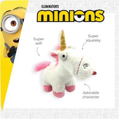 Minion s so fluffy unicorn pluche wit