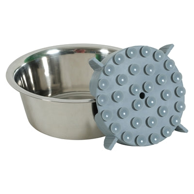 Zolux slowfeeder inzet stuk voor voerbak silicone grijs