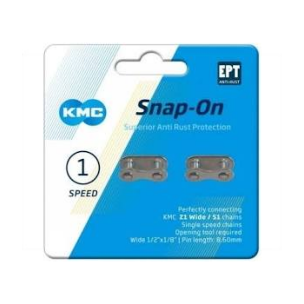 KMC -Kettenschalter - Snap -on - 1 8 - 8,60 mm - Silber