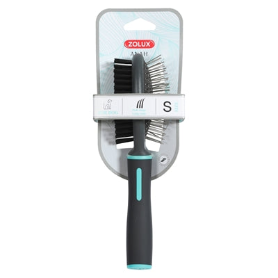Zolux anah borstel dubbelzijdig zwart blauw