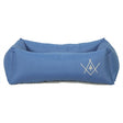 Zolux hondenmand 4 seasons waterafstotend polyester hoekig blauw