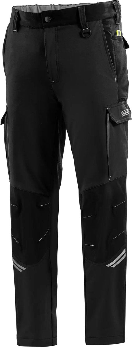 Sparco werkbroek tech oregon - zwart — groen — m