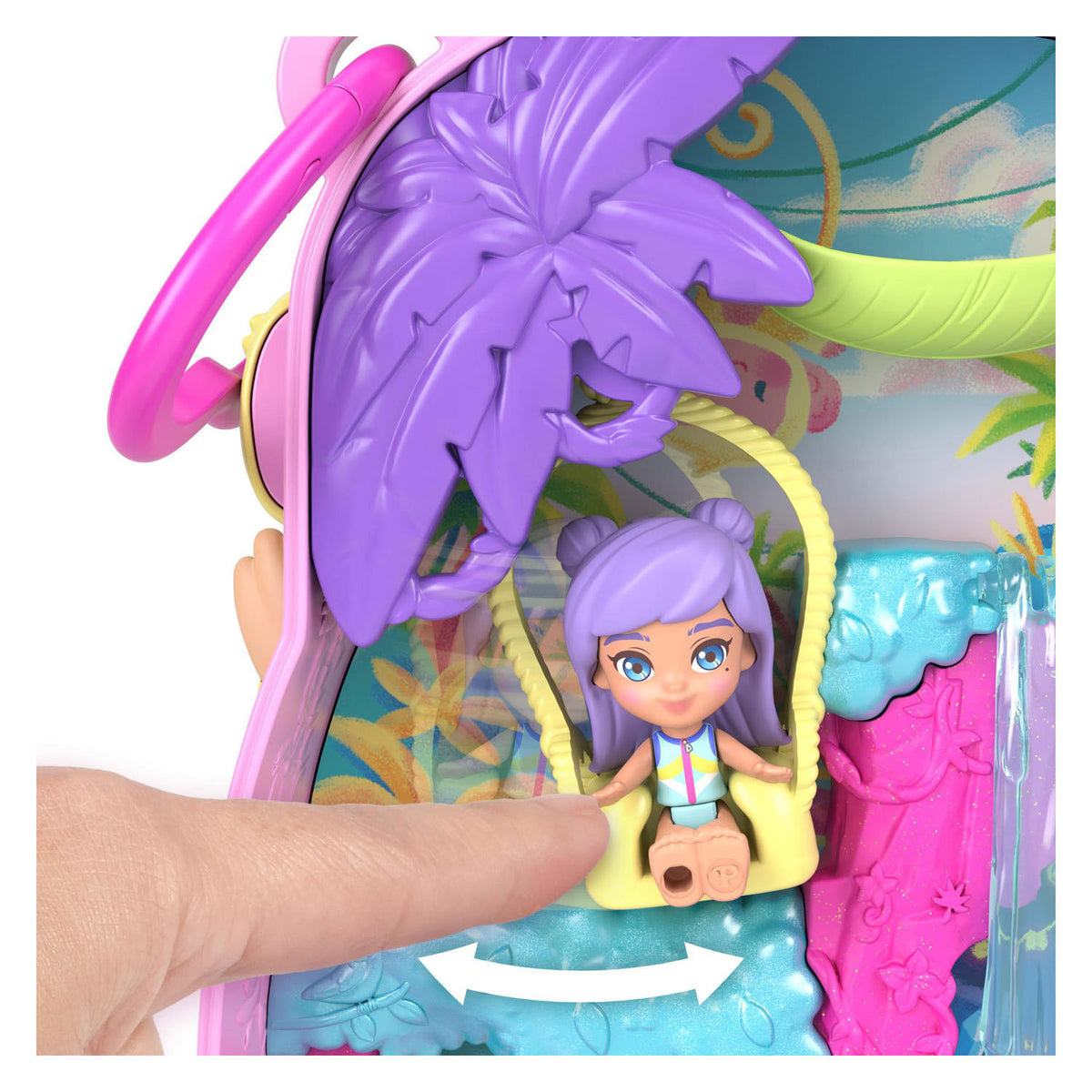 Polly Pocket Kompaktspielset Ananas und Affe