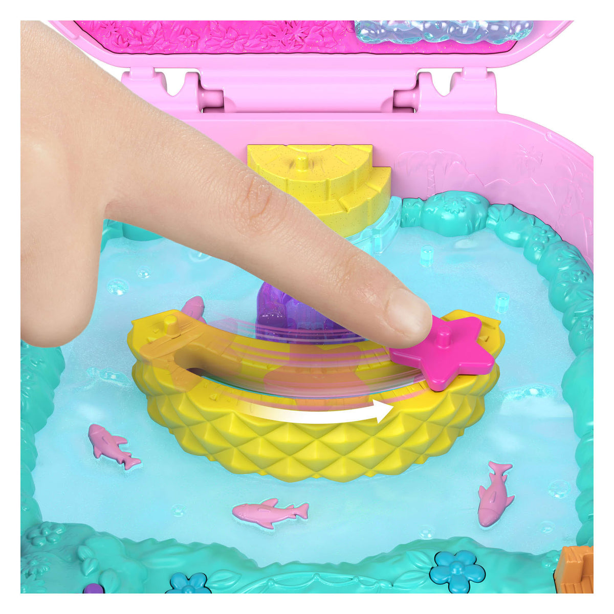 Polly Pocket Kompaktspielset Ananas und Affe