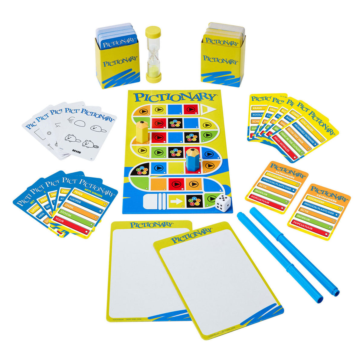 Mattel Games Pictionary – Brettspiel – Niederländische Ausgabe