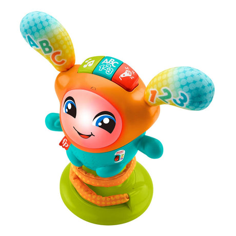 Fisher-Price DJ Bouncin Beats Lernroboter – Kleinkindspielzeug – mehrsprachig