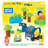 Mega Bloks Green Town ladet und fährt einen Bus