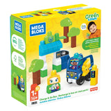 Mega Bloks Green Town ladet und fährt einen Bus