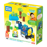 Mega Bloks Green Town ladet und fährt einen Bus