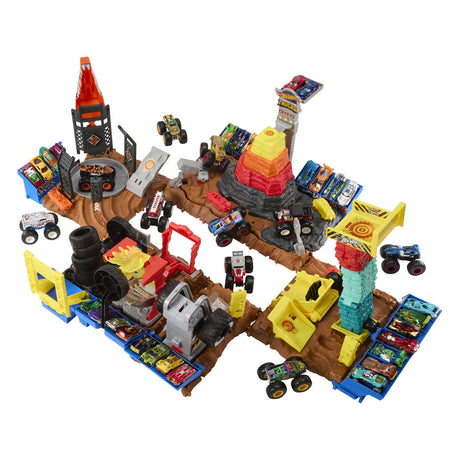 Hot Wheels Monster Trucks Arena Bone Shaker – Spielzeugauto-Rennstrecke