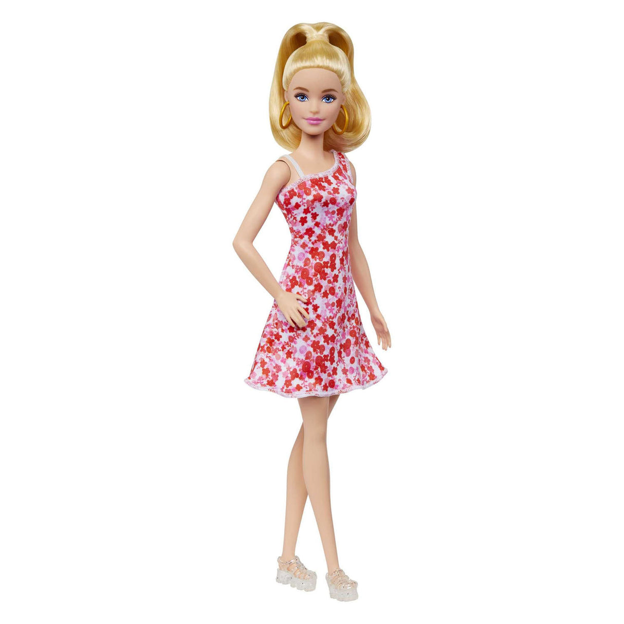 Mattel Fashionista Pop Pink Blumenkleid