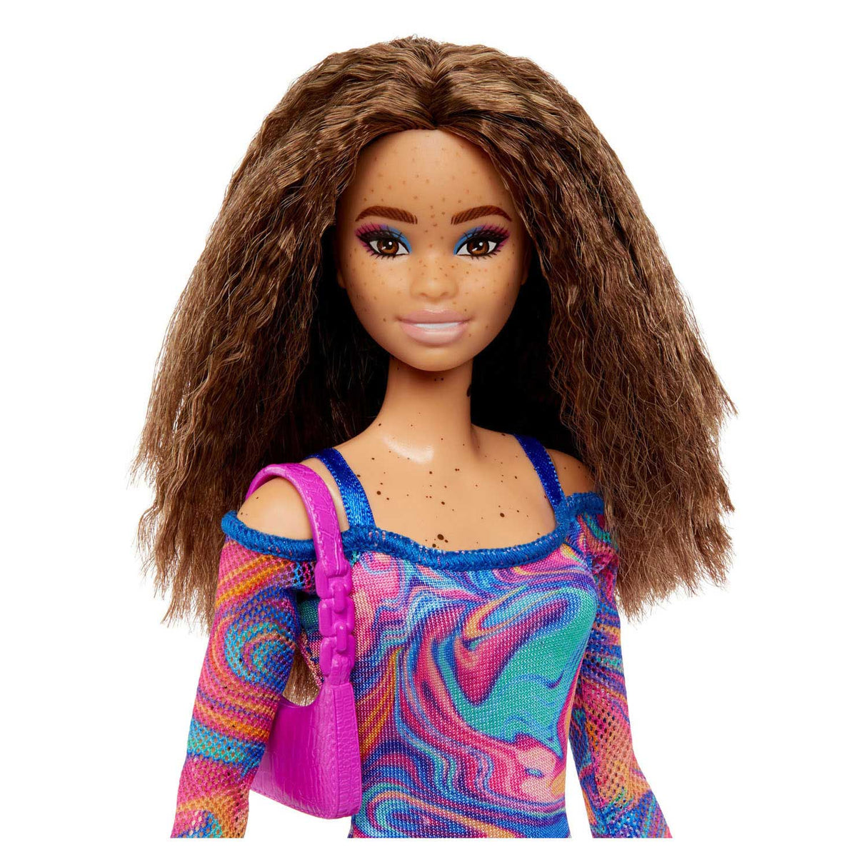 Mattel Barbie Fashionista Pop - Rainbow Marmor Wirbel