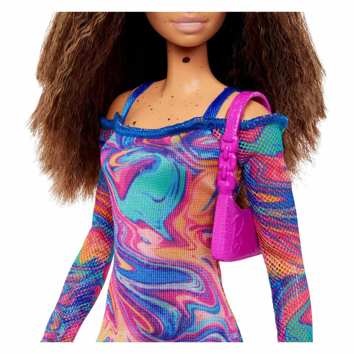 Mattel Barbie Fashionista Pop - Rainbow Marmor Wirbel