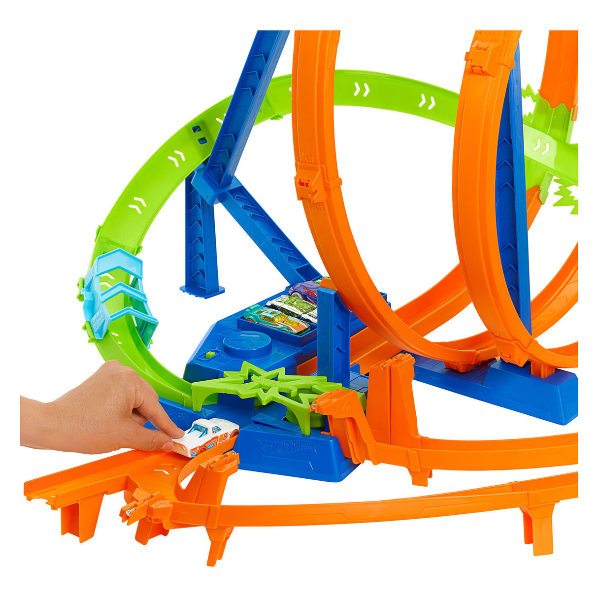 Hot Wheels Action Legendäres Crash and Blast-Rennstrecken-Spielset