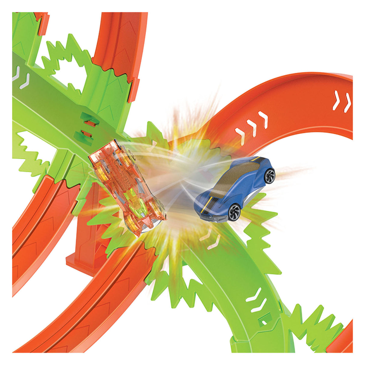 Hot Wheels Action Legendäres Crash and Blast-Rennstrecken-Spielset