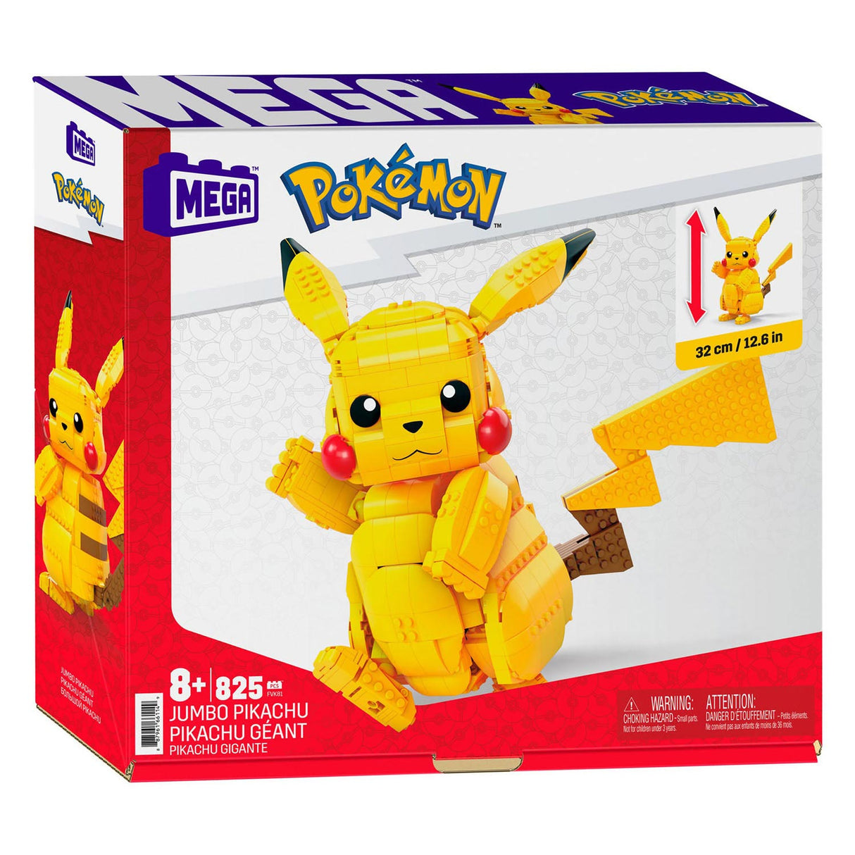Mattel Mega Constux Pokémon Jumbo Pikachu