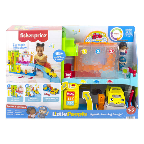 Fisher-Price Little People beleuchtete Lerngarage – Spielzeuggarage