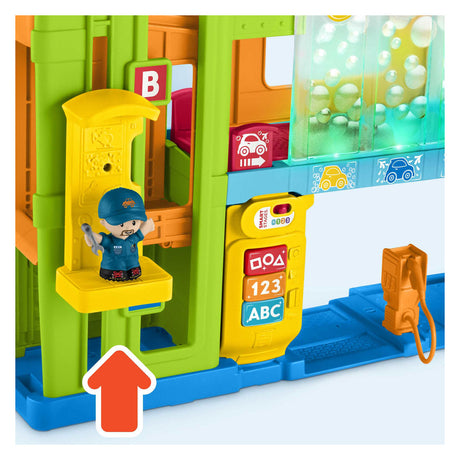 Fisher-Price Little People beleuchtete Lerngarage – Spielzeuggarage