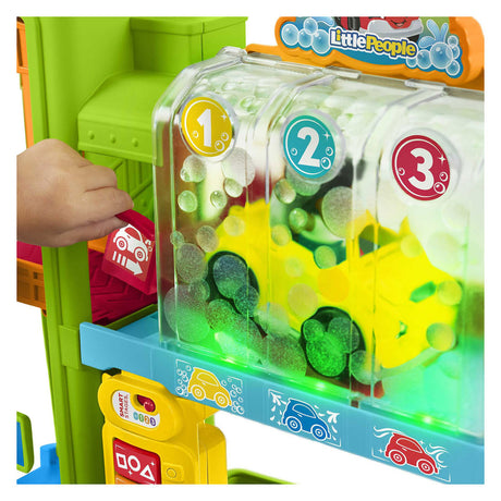 Fisher-Price Little People beleuchtete Lerngarage – Spielzeuggarage