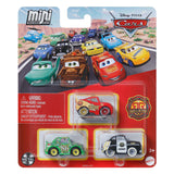 Mattel Disney Pixar Cars Mini-Rennautos, 3-tlg.