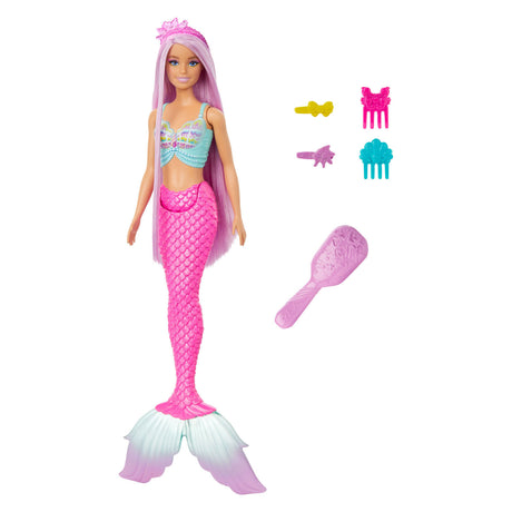 Barbie Meerjungfrau rosa langes Haar