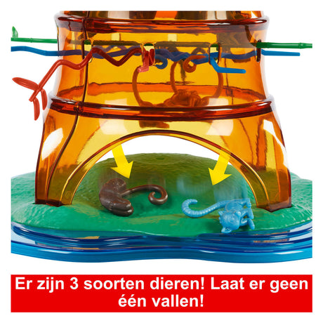 Mattel Spiele Fallende Affen Schaukelbaumparty zum Kinderspiel