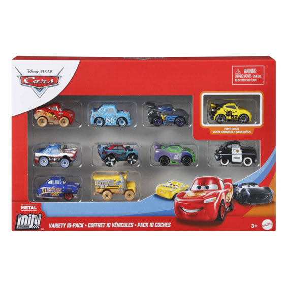 Disney Pixar Mini Racers Fahrzeuge, 10 Stück.