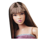 Mattel Barbie sieht Modepuppe mit rosa Kleidung aus