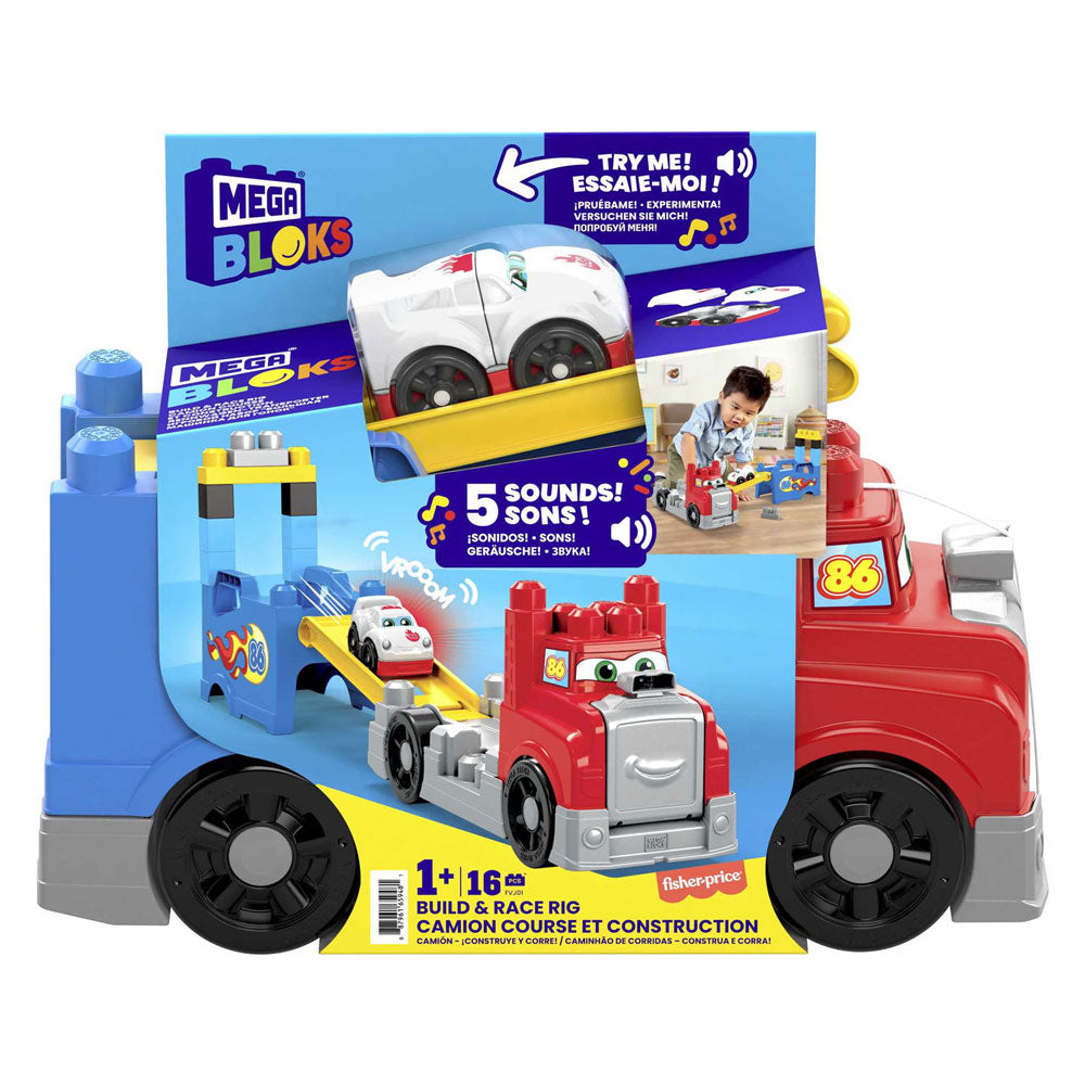 Mega Bloks Bouw-Ens-Rennstrecke