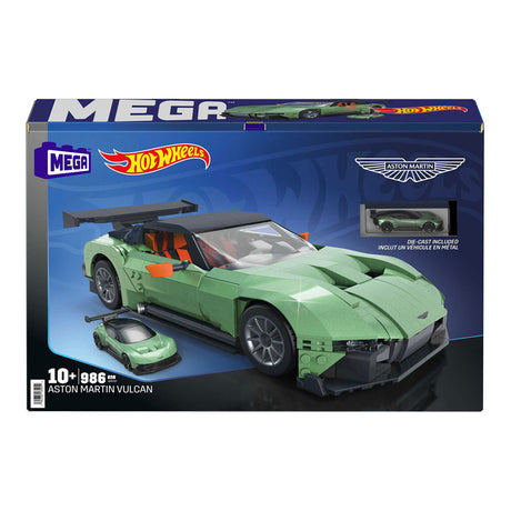 Mattel Mega Hot Wheels Aston Martin Vulkan Bauset – 986 Teile.