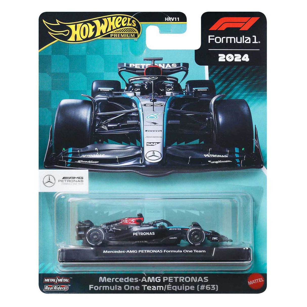 Hot Wheels George Russell Mercedes-Benz Formel 1 Rennwagen 1:64