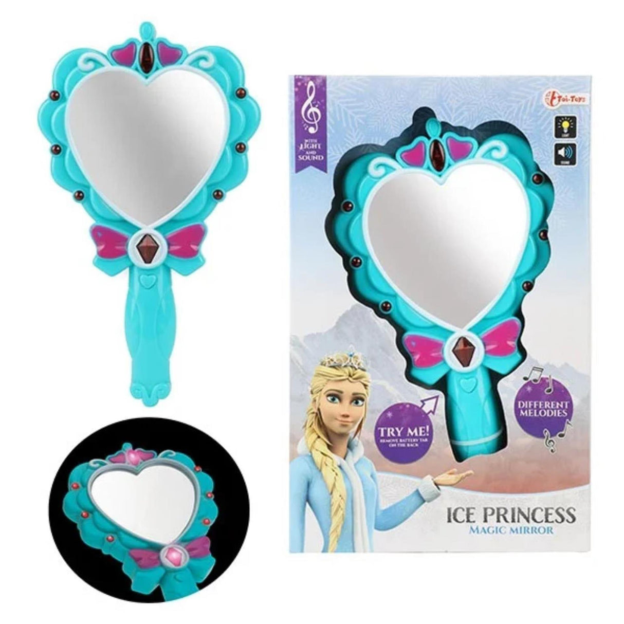 Toi-toys toi toys ice princess magische spiegel met licht en geluid