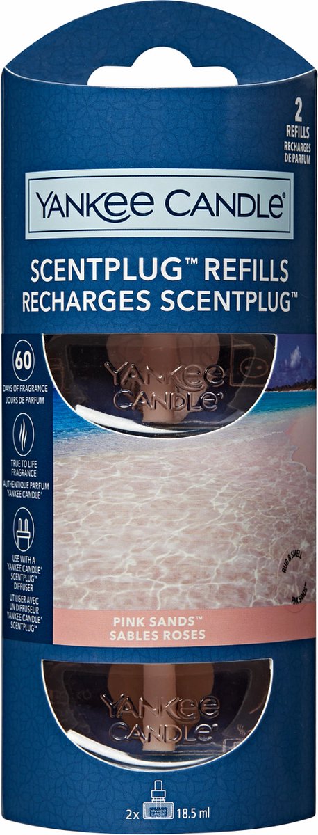 Yankee Candle – Pink Sands – elektrischer Diffusor-Nachfüller – 2 Stück