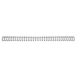 Draagbindruggen wirebind 34 gbc metaal 6mm zwart capaciteit 45vel