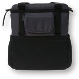 Basilikum Shopper XL - Sporty und trendige Fahrradbeutel für Lebensmittel und Strand, schwarzer Anthrazit, 20L