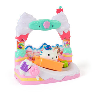 Gabbys Puppenhaus, Gabbys Puppenhaus, der Film – süßer Balkon der Kuchenkatze mit Spielfigurenzubehör