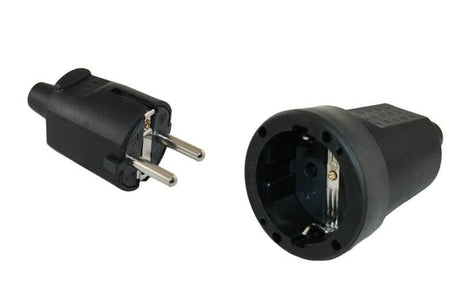 PVC-Gegenstecker, Kante an Erde