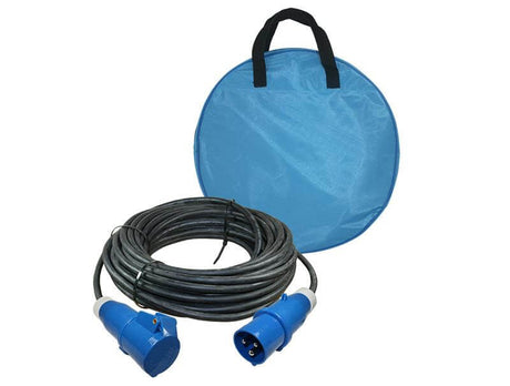 Ngk lieferbar 10 Meter Neopren 3x 1,5mm² - CEE-Stecker und CEE-Buchse - im Kabelbeutel