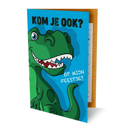 Dinosaurier-Einladungen, 6 Stk.