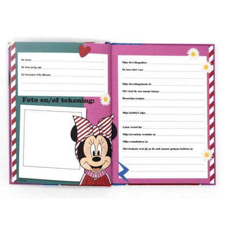 Interstat vriendenboek minnie mouse