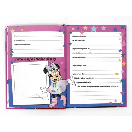 Interstat vriendenboek minnie mouse
