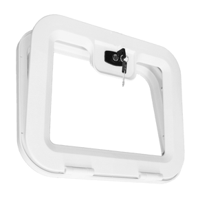 Edu 350 serviceluik wit voor caravan of camper