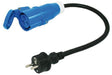 Adapterkabel 0,5 Meter 3x 2,5mm² mit Schuko-Stecker und Cee-Buchse