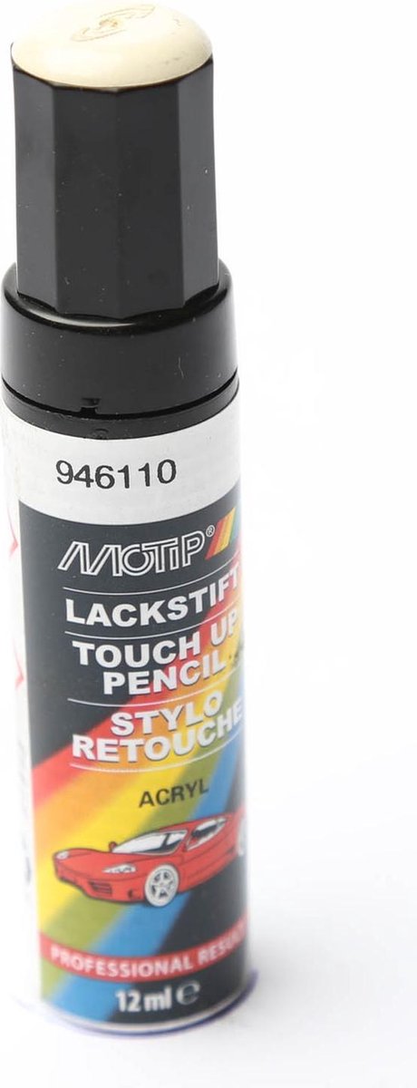 Motip 946110 – Autolackstift – Weiß – 12 ml