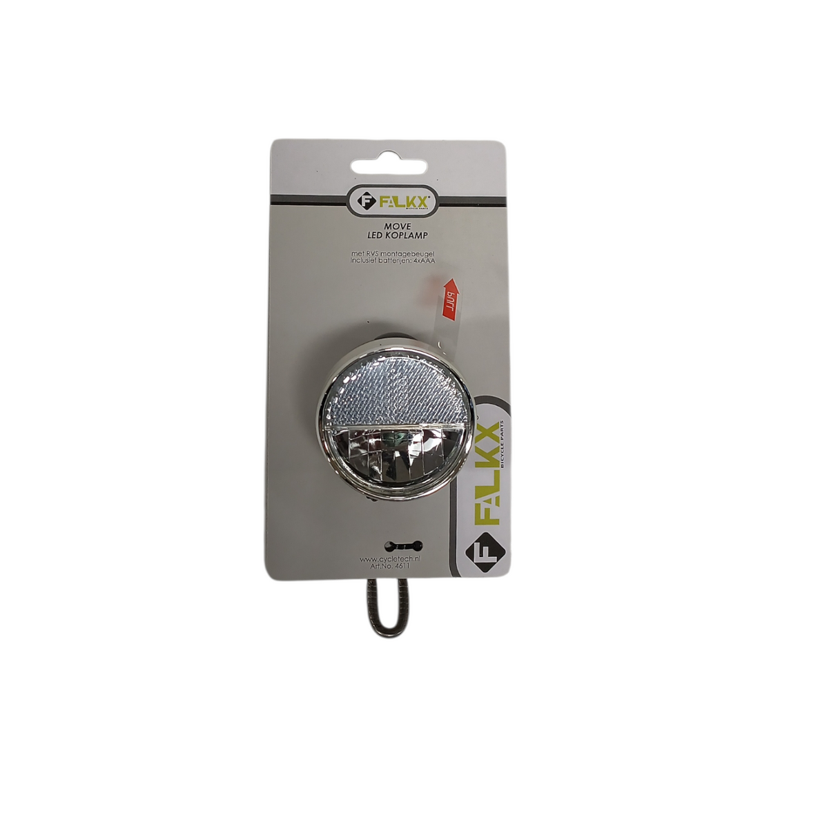Falkx Scheinwerfer 60 mm Batterien LED schwarz