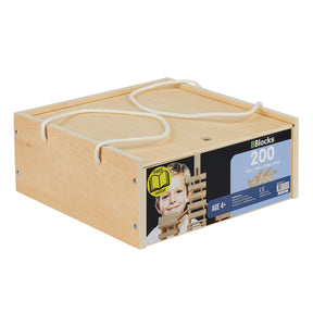 Bblocks Bauplatten in Aufbewahrungsbox, 200 Stk.