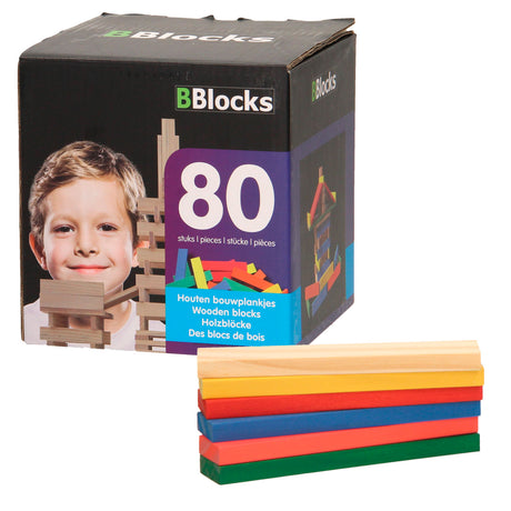 Bblocks Bauplatten Farbe, 80 Stk.